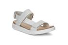 Ecco Corksphere Sandal W Shoe Size 4-4.5 White