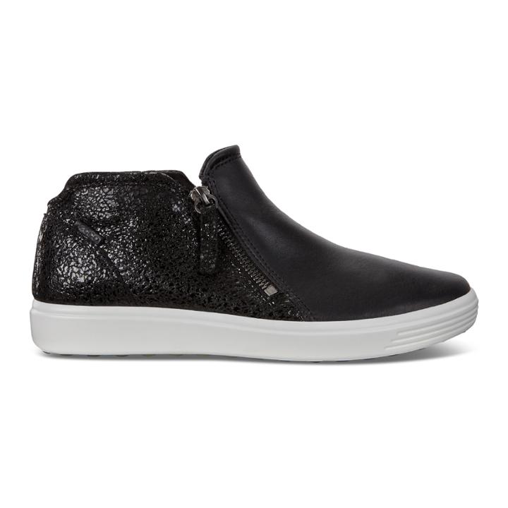 Ecco Womens Soft 7 Low Bootie Size 7-7.5 Black