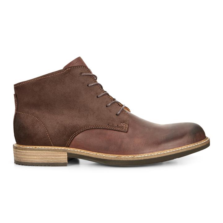 Ecco Kenton Plain Toe Boot Size 5-5.5 Mink