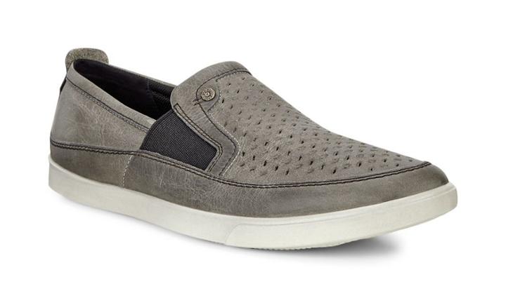 Ecco Men's Collin Perf Slip On Shoes Size 42