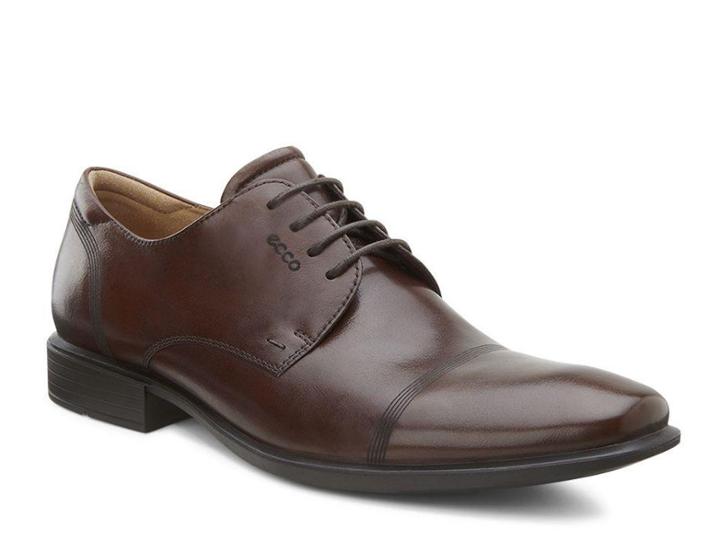 Ecco Men's Cairo Cap Toe Tie Shoes Size 40