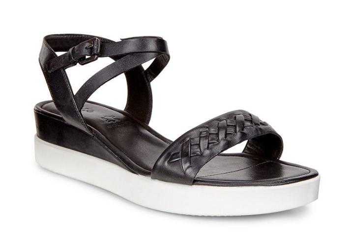 Ecco Women's Touch Braided Plateau Sandals Size 6/6.5