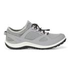 Ecco Womens Aspina Toggle Sneakers Size 4-4.5 Silver Grey