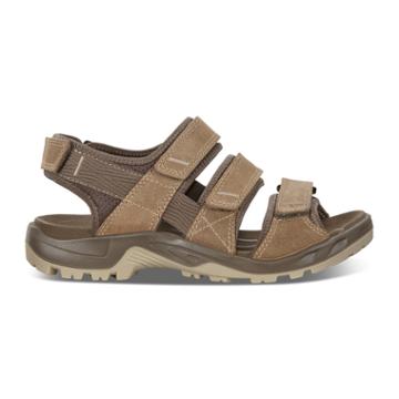 Ecco Offroad Flat Sandal Size 8-8.5 Navajo Brown