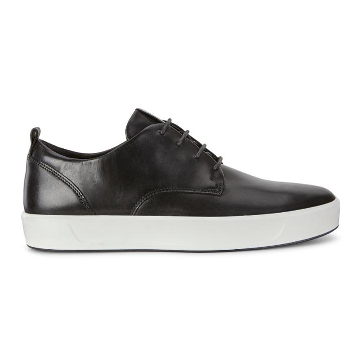 Ecco Mens Soft 8 Street Tie Sneakers Size 11-11.5 Black