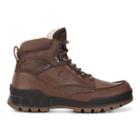 Ecco Mens Track 25 Moc High Boots Size 5-5.5 Cocoa Brown