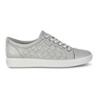 Ecco Womens Soft 7 Woven Tie Sneakers Size 5-5.5 Concrete