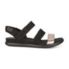 Ecco Damara Modern Sandal Size 6-6.5 Warm Grey