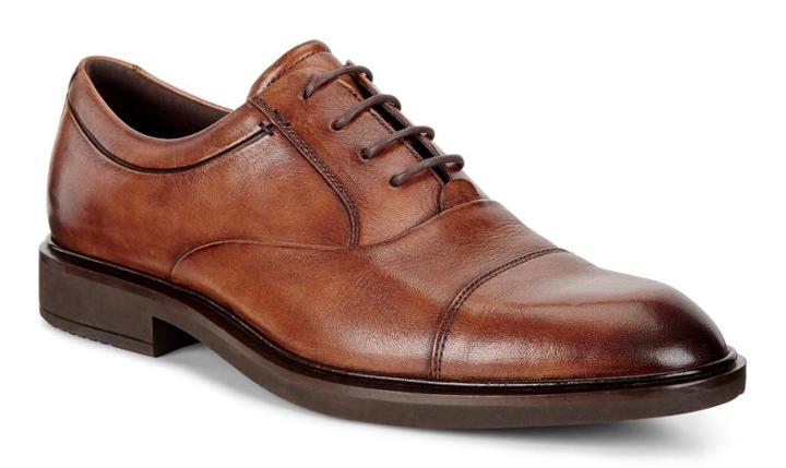 Ecco Men's Vitrus Ii Cap Toe Tie Shoes Size 6/6.5