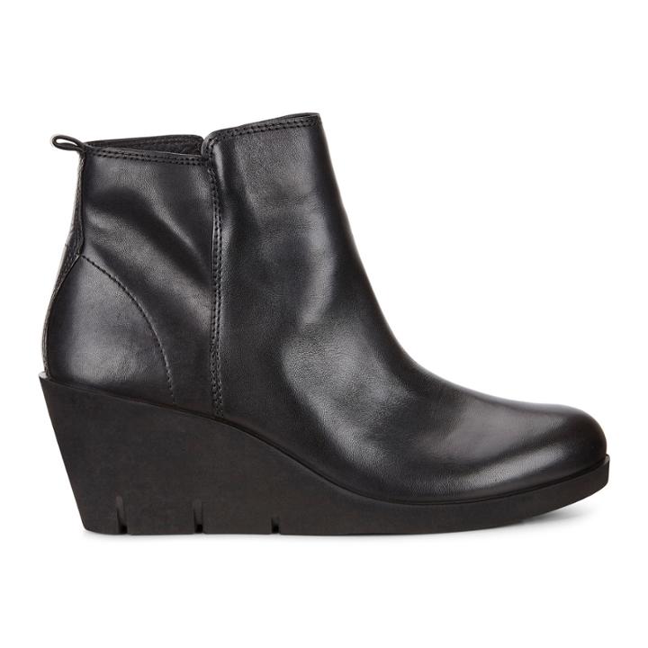 Ecco Bella Wedge Bootie Size 5-5.5 Black
