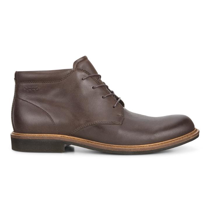 Ecco Findlay Plain Toe Boot Size 6-6.5 Coffee