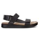 Ecco Corksphere Sandal M Flat Size 6-6.5 Black