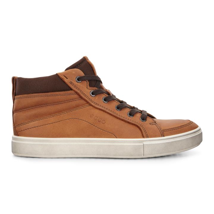 Ecco Kyle High Top Sneakers Size 13-13.5 Amber