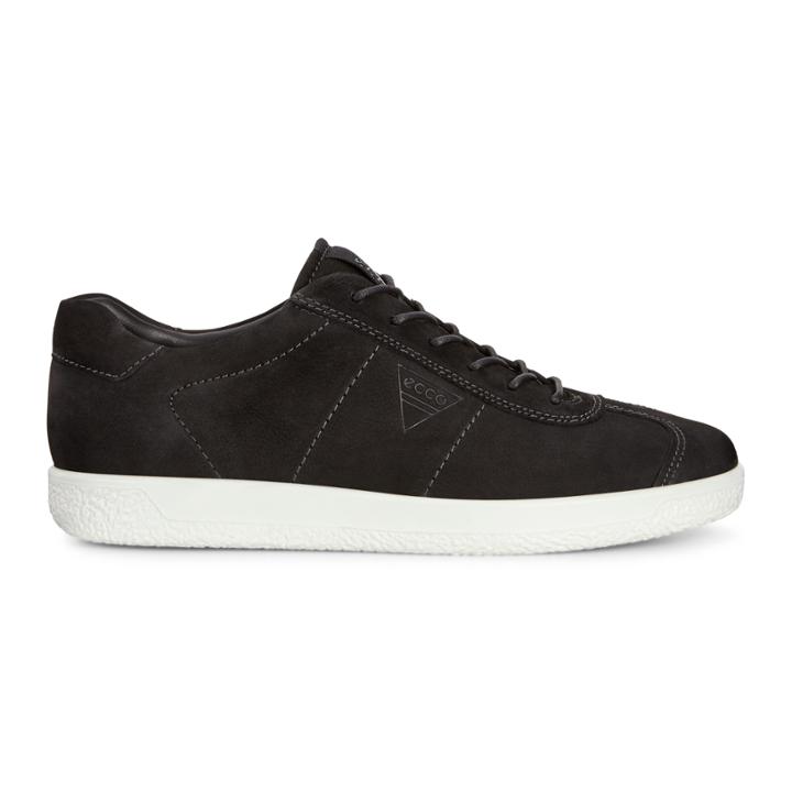 Ecco Soft 1 M Tie Sneakers Size 6-6.5 Black