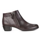 Ecco Touch 35 Bootie Size 4-4.5 Coffee