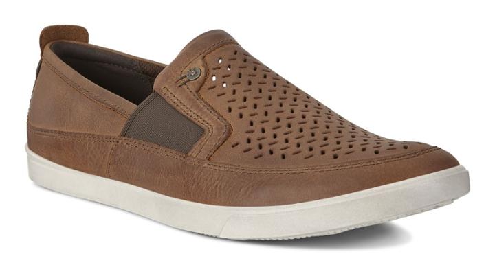 Ecco Men's Collin Perf Slip On Shoes Size 8/8.5