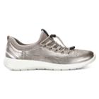 Ecco Soft 5 Toggle Sneakers Size 5-5.5 Warm Grey Metallic