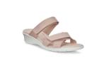 Ecco Felicia Sandal Heeled San Size 4-4.5 Rose Dust