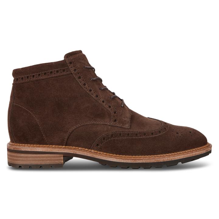 Ecco Vitrus I Wing Tip Boot Size 7-7.5 Coffee