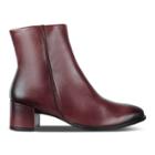 Ecco Shape 35 Block Ankle Boot Size 5-5.5 Bordeaux