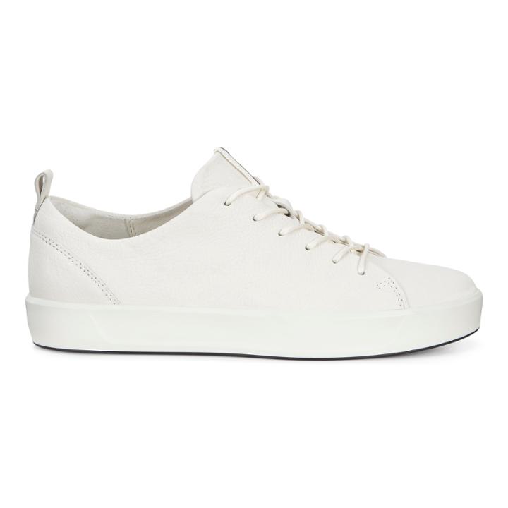 Ecco Womens Soft 8 Tie Sneakers Size 11-11.5 White