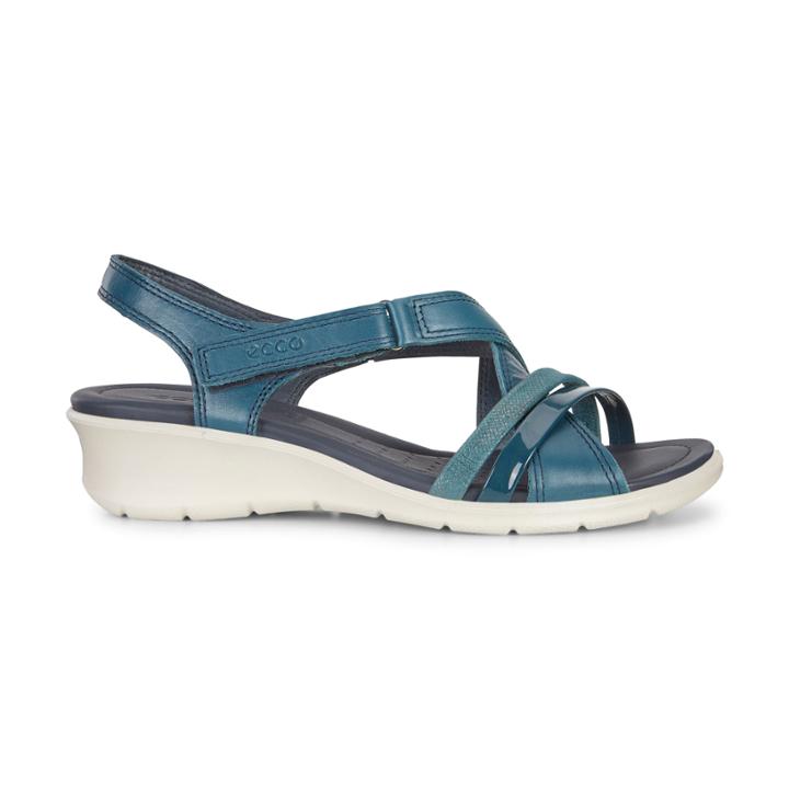 Ecco Felicia Sandal Size 4-4.5 Dark Petrol