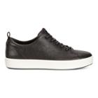 Ecco Womens Soft 8 Tie Sneakers Size 6-6.5 Black