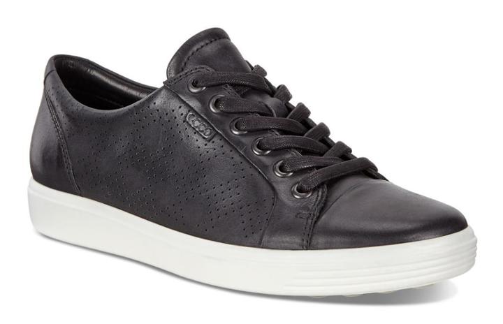Ecco Women's Soft 7 Perf Tie Shoes Size 4/4.5