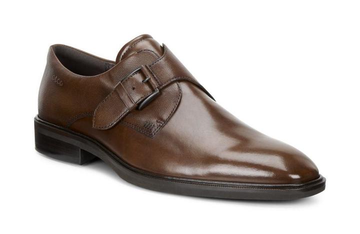 Ecco Men's Illinois Buckle Shoes Size 40