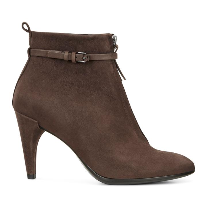 Ecco Shape 75 Sleek Ankle Boot Size 6-6.5 Coffee