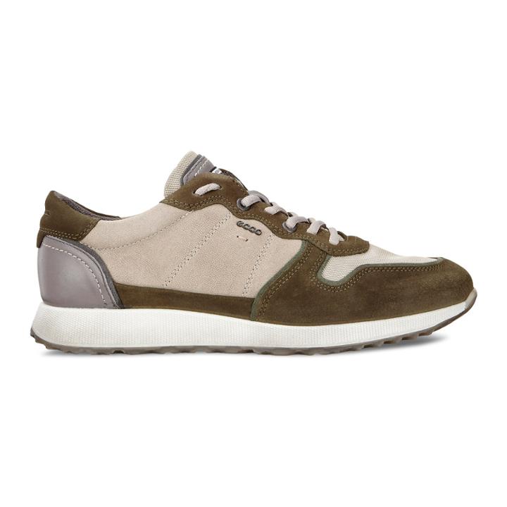 Ecco Mens Sneak Tie Sneakers Size 6-6.5 Grape Leaf