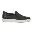 Ecco Womens Soft 7 Woven Sneakers Size 4-4.5 Black