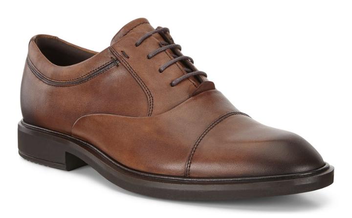 Ecco Men's Vitrus Ii Cap Toe Tie Shoes Size 7/7.5