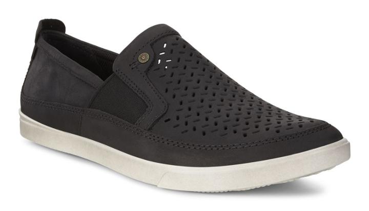 Ecco Men's Collin Perf Slip On Shoes Size 10/10.5