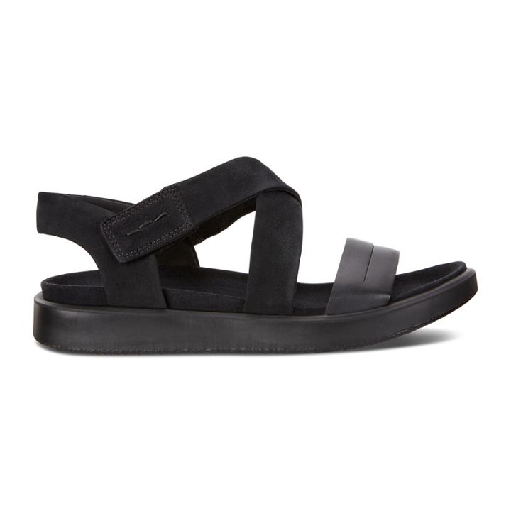 Ecco Flowt W Sandals Size 6-6.5 Black
