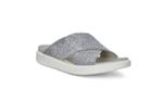 Ecco Flowt Lx W Slide Sandals Size 5-5.5 Concrete Magnet