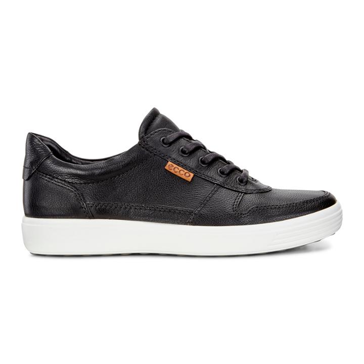 Ecco Mens Soft 7 Retro Sneaker Size 7-7.5 Black