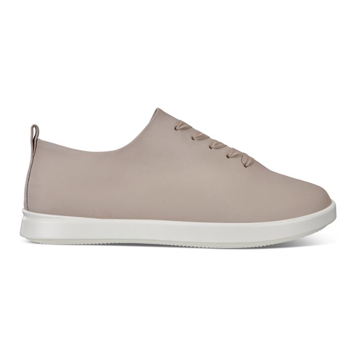 Ecco Leisure Shoe Sneakers Size 7-7.5 Grey Rose