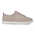 Ecco Leisure Shoe Sneakers Size 7-7.5 Grey Rose