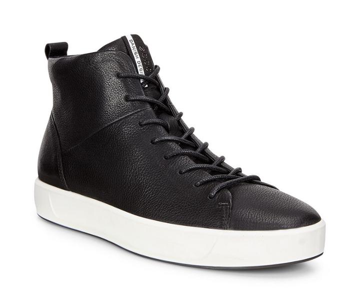 Ecco Men's Soft 8 High Top Boots Size 40