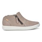 Ecco Womens Soft 7 Low Bootie Size 4-4.5 Warm Grey