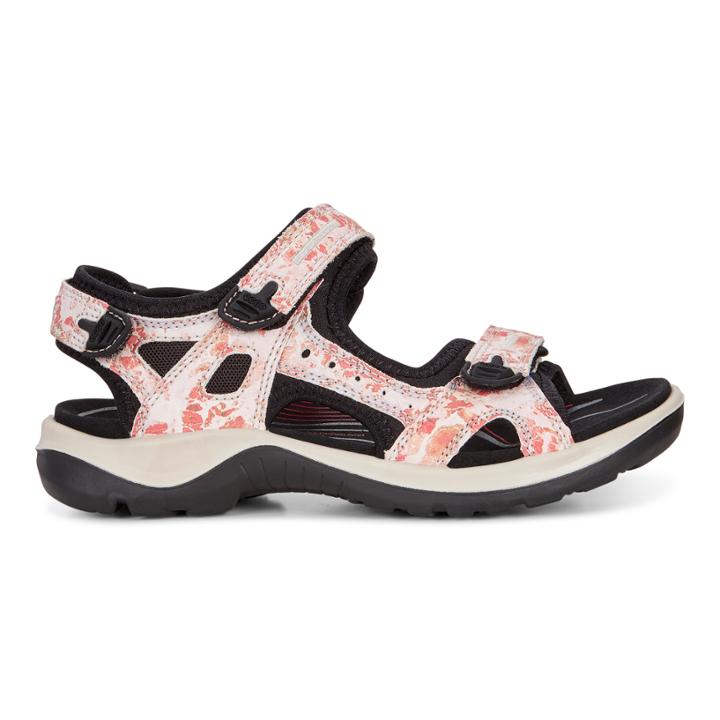 Ecco Womens Yucatan Sandal Size 6-6.5 Coral Blush