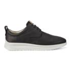 Ecco Mens Aquet Perf Tie Sneakers Size 5-5.5 Black