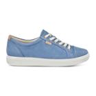 Ecco Womens Soft 7 Sneaker Size 4-4.5 Retro Blue