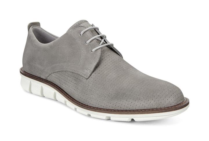 Ecco Men's Jeremy Perforated Tie Shoes Size 40