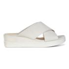 Ecco Touch Slide Sandal Size 6-6.5 White