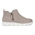 Ecco Bella Zip Low Bootie Size 6-6.5 Warm Grey
