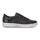Ecco Mens Soft 7 Retro Tie Sneakers Size 11-11.5 Black