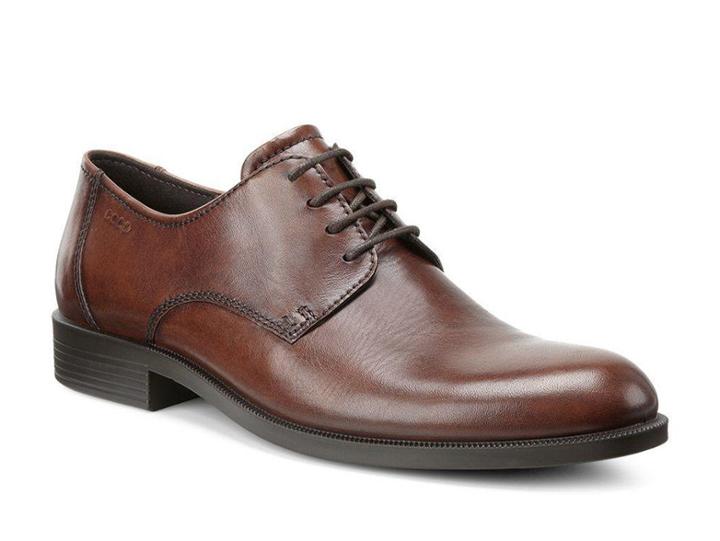 Ecco Men's Harold Plain Toe Tie Shoes Size 7/7.5