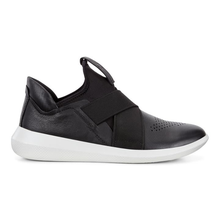 Ecco Womens Scinapse Band Sneakers Size 7-7.5 Black